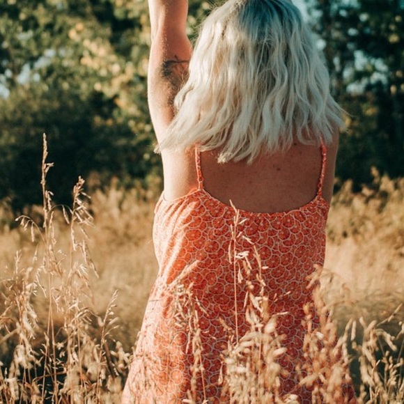 Orange Sun Dress - Picture 2 of 3